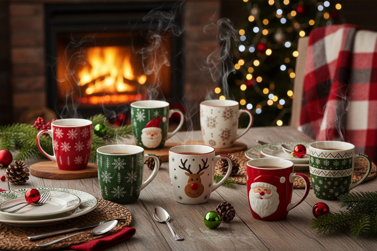 christmas coffee mugs